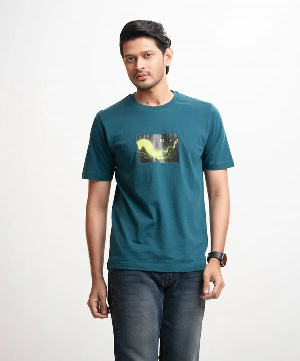 Teal Jersey Short Sleeve T-shirt